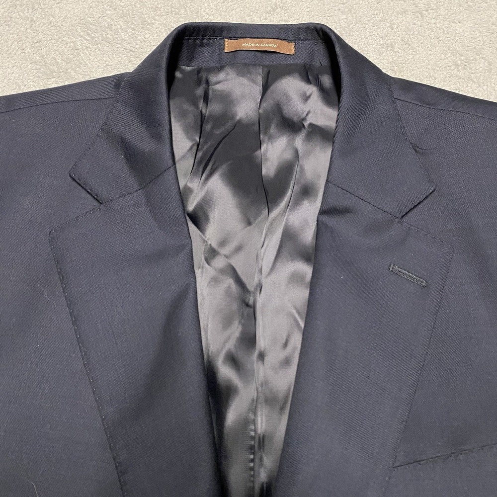 Peter Millar Blazer Mens 44R Blue Virgin Wool Preppy Sport Coat